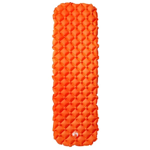 1-personers campingmadras 190x58x6 cm oppustelig orange
