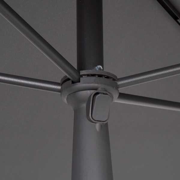 Aktive 62350 Uv30 200x125 Cm Rektangulær Vippeparasol Til Altan Transparent