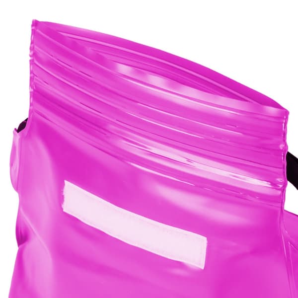 Vedenpitävä PVC-vyötärölaukku puhelimelle, asiakirjoille, Outdoor - pinkki