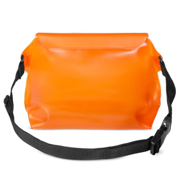 Vandtæt PVC taljetaske til telefon, dokumenter, Outdoor - orange