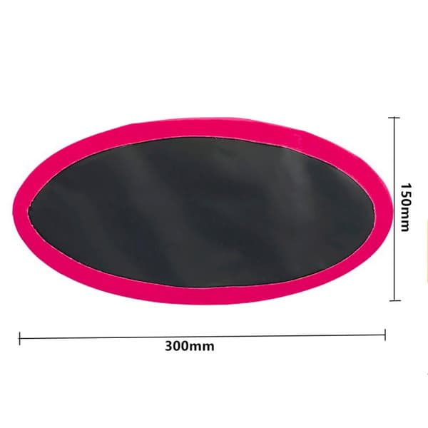 Vattentät PVC strandväska med axelrem 11L - rosa