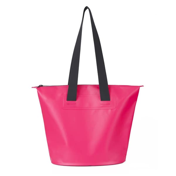 Vattentät PVC strandväska med axelrem 11L - rosa