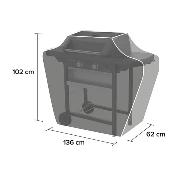 Campingaz Premium M Grilli Suojus Harmaa 136 x 62 x 102 cm