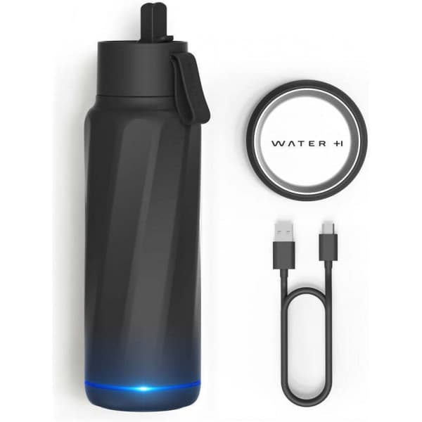 WaterH VITA FlipLid smart vandflaske, 532 ml, sort