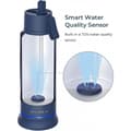 Miniatyrbild 4 av 5: WaterH VITA FlipLid smartflaska, 532 ml, blå