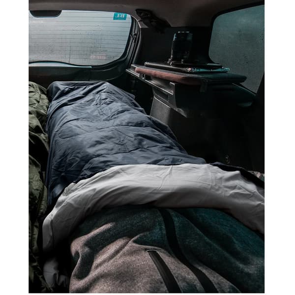 Hupullinen makuupussi, 2-in-1 turistipeitto, vihreä