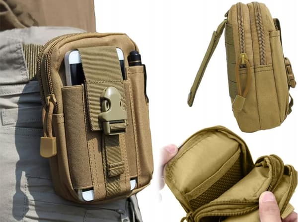 MOLLE coyote bältesväska - påse, påse