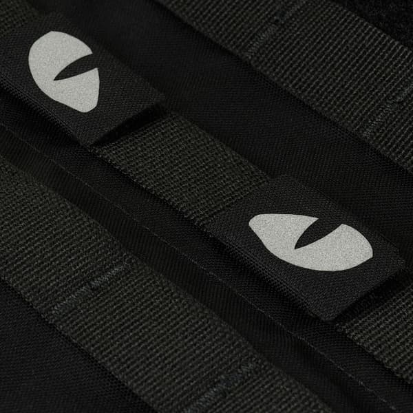 M-Tac Tiger Eyes laserskuren lapp (par) reflekterande fluorescerande kardborreband