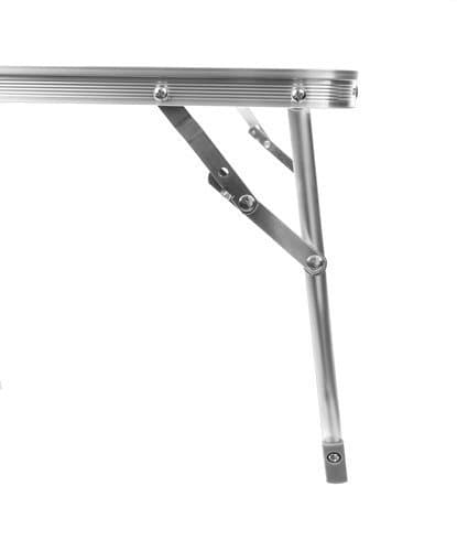 Sammenklappeligt campingbord, lille til telt 1,2 kg aluminium 63 x 27 x 36 cm