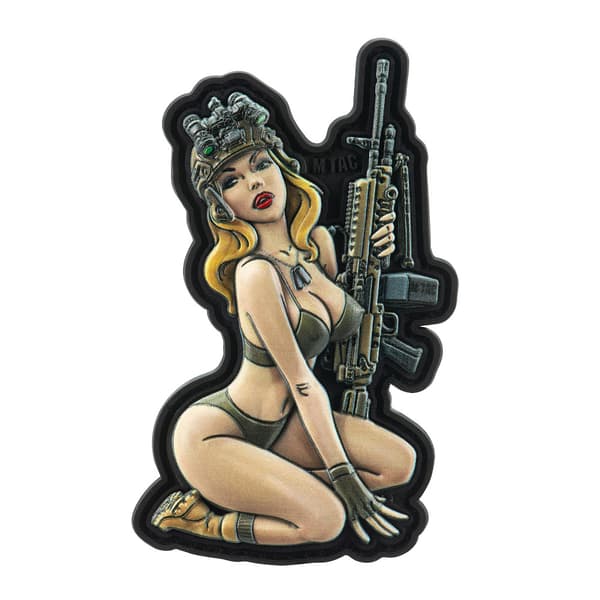 M-Tac Tactical flickamärke #5 PVC-emblem kardborreband M249