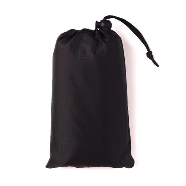 Telttarp, Vandtæt Polyester Materiale, Multi-brug til Camping og Picnic,Sort, 300 400