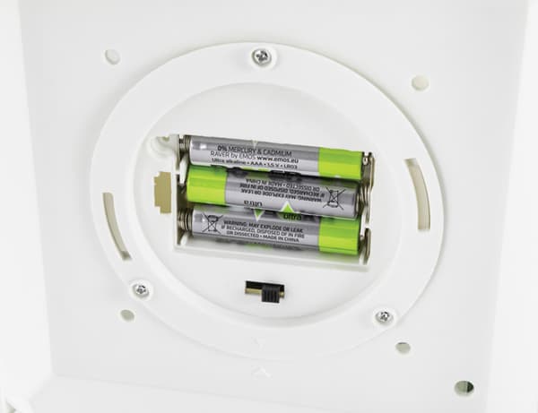 Vit LED-lykta - dekorativ lykta