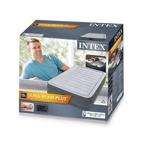 Luftmadras Comfort-Plush Twin 191 x 99 x 33 cm med indbygget kompressor #67766