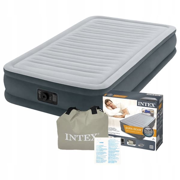 Luftmadras Comfort-Plush Twin 191 x 99 x 33 cm med indbygget kompressor #67766
