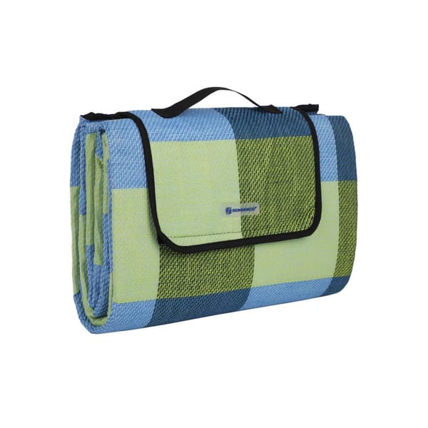 Isolerad picknickfilt Bl�-Gr�n XL