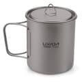 Pikkukuva 2 / 2: Titanium-leirintämuki, kevyt, taitettava kahva,750 ml