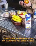 Pikkukuva 8 / 8: KingCamp Kompakti Taittopöytä 107 x 70 cm