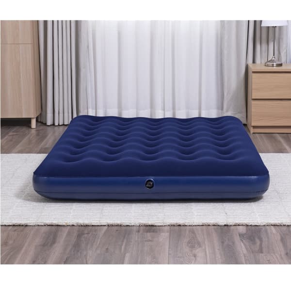 BESTWAY Flocket dobbelt oppustelig madras 191 x 137 x 22 cm