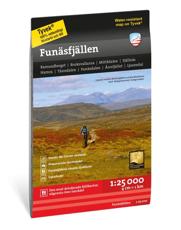 CALAZO Funäsfjällen 1:25.000, vandringskartor