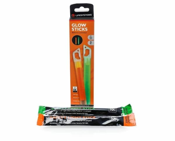 ljusstav, LIFESYSTEMS LIGHTSTICKS 15h 2-PACK, kemiska ljusstavar
