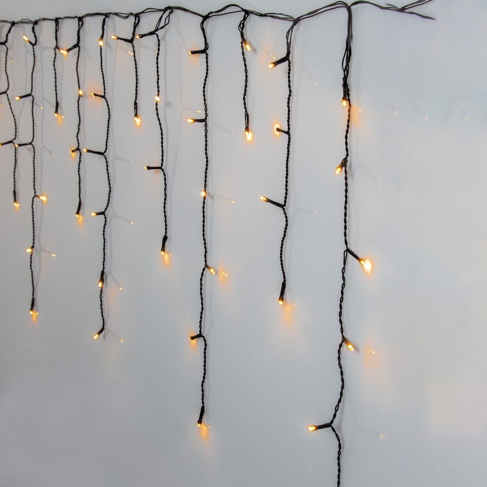 Serie LED istappslinga Extra varmvit Ljusslinga längd: 12 meter