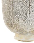 Miniatyrbild 7 av 7: Ljuslykta Guld Metall 30 cm med Glas Ljushållare Boho