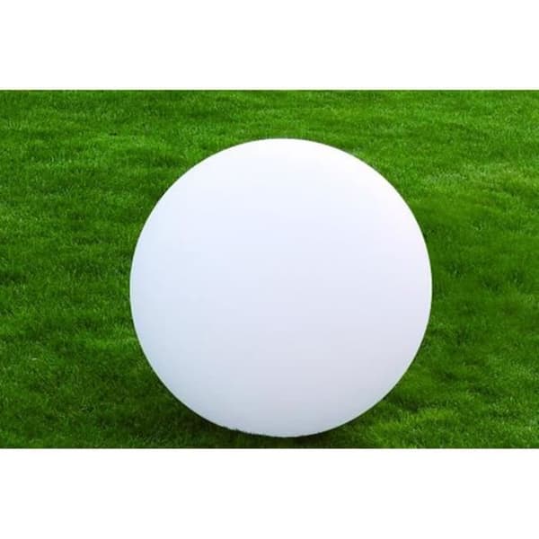 LUMISKY - Trådbunden kullampa för utomhus LED - vit BOBBY - Ø50cm E27 bas