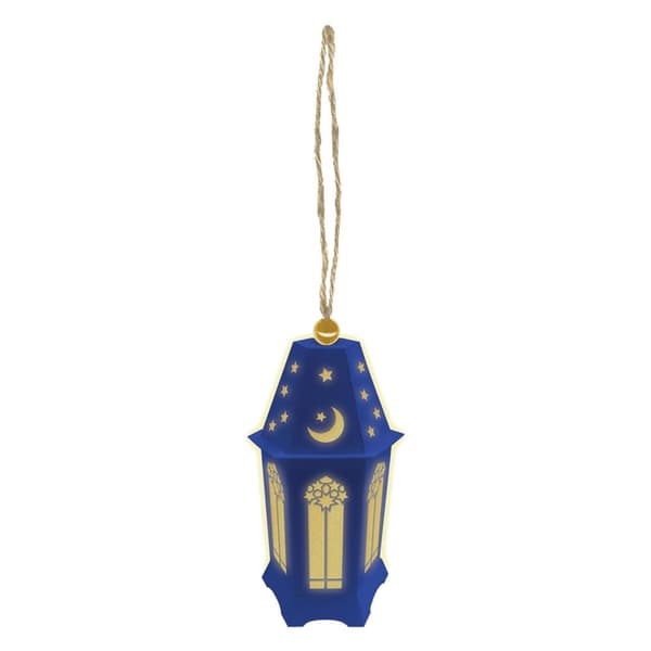 Amscan Mini Lantern Blue/Gold One Size