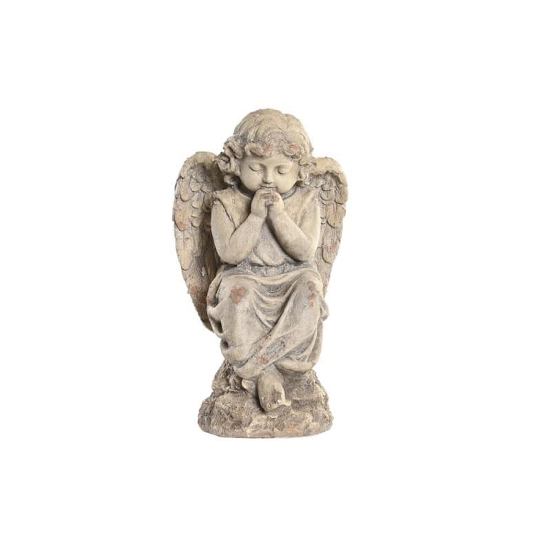 Dekorativ Trädgårdsfigur DKD Home Decor Brun Ängel Magnesium (32 x 23 x 56 cm)