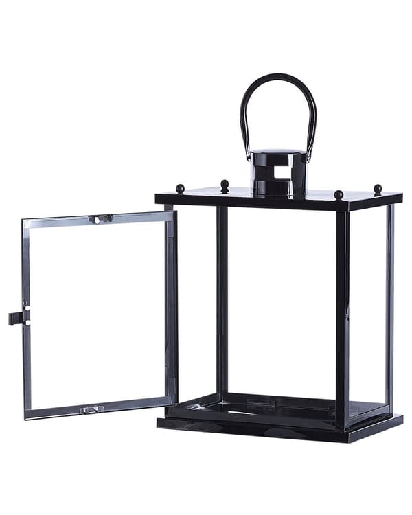 Ljuslykta Metall Silver Rostfritt Stål 29 cm Pelare Ljushållare