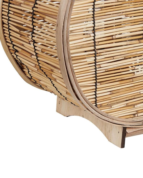Ljuslykta Natur Rotting med Glashållare Boho Stil Accessoar Dekoration Inomhus