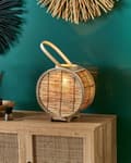 Miniatyrbild 2 av 7: Ljuslykta Natur Rotting med Glashållare Boho Stil Accessoar Dekoration Inomhus
