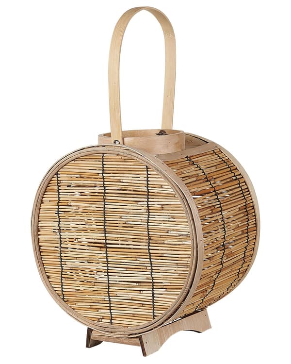 Ljuslykta Natur Rotting med Glashållare Boho Stil Accessoar Dekoration Inomhus