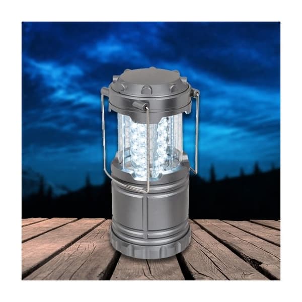 25 cm hopfällbar infällbar 30 LED campingljus