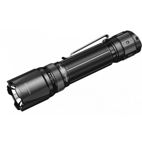Uppladdningsbar taktisk ficklampa 3000 lumen TK20R V2.0 - Fenix Svart