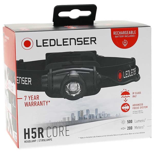 Led Lenser Strålkastare H5r Core Svart 500 Lumens