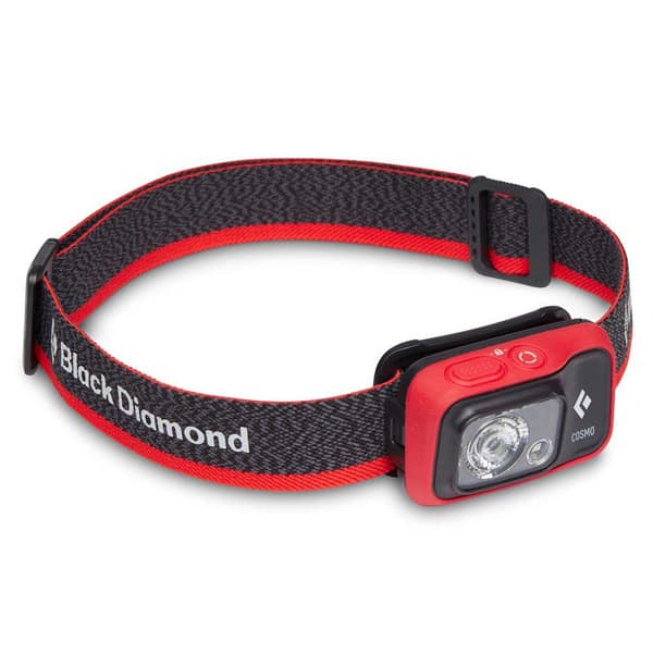 Black Diamond Ajovalo Cosmo 350 Punainen 350 Lumens musta, Punainen