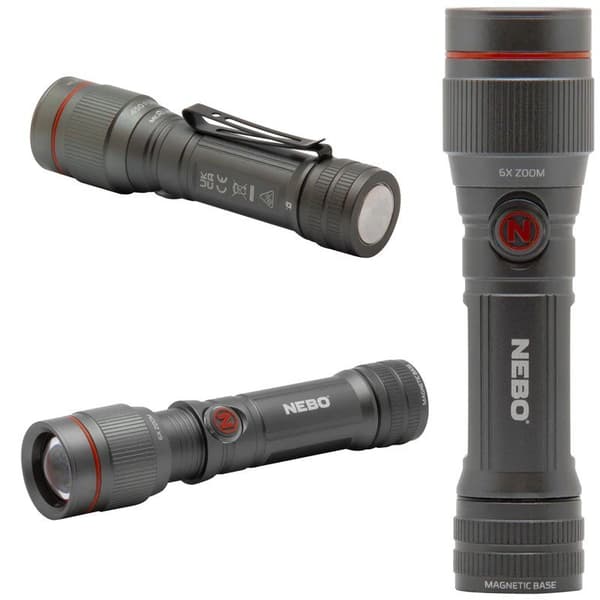 Nebo Tools Taskulamppu Flex Harmaa 450 Lumens