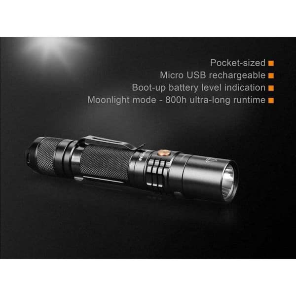 Fenix Uc35 V2.0 Musta 1000 Lumens