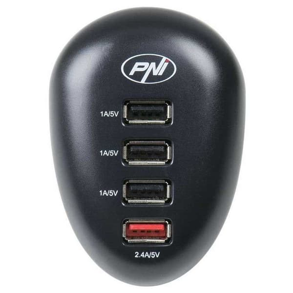 Pni Lommelygte Med Hc Adventure F420 41 Usb Oplader Sort
