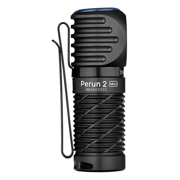 Olight Rød Led Lommelygte Perun 2 Mini Sort 1100 Lumens