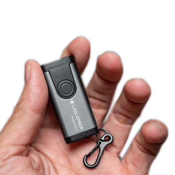 Led Lenser K 46r Memory 4gb Memory 4gb Uppladdningsbar Ficklampa Nyckelring Grå 400 Lumens