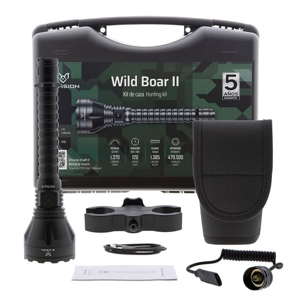 Bat Vision Ficklampa Wild Boar Ii  1375 Lumens