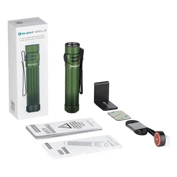 Olight Led Taskulamppu Warrior Mini 3 Vihreä 1750 Lumens