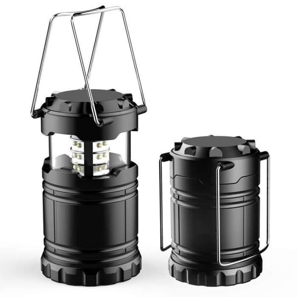 LED-campingljus, ultraljust, fällbar utomhuscampinglampa Vattentät, uppladdningsbar vandringsficklampa