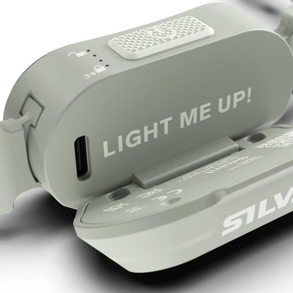 Silva Smini Fly Otsalamppu Hopeinen 250 Lumens