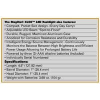 MAGLITE XL50 LED FLASHLIGHT 200 lm, ficklampa Maglite professionell