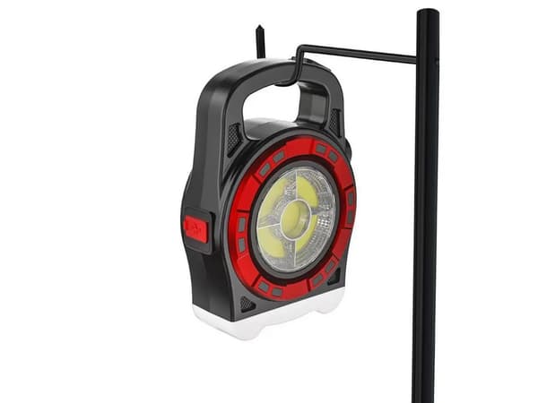 Ficklampa / Strålkastare med PowerBank - Solceller