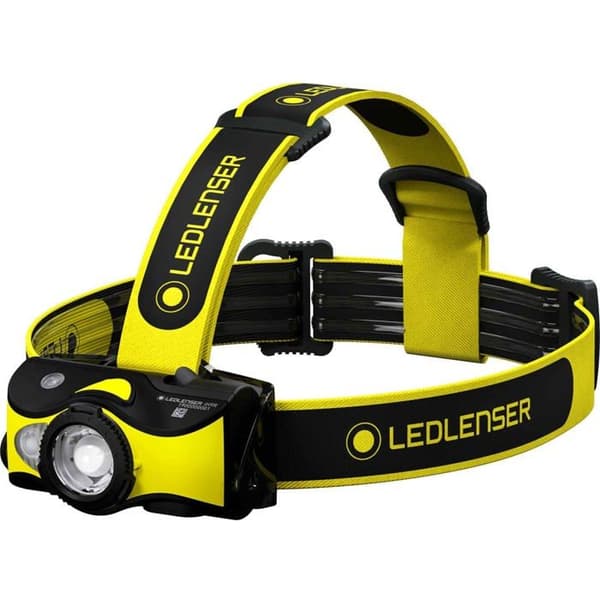 Ledlenser pannlampa iH9R Svart, Gul