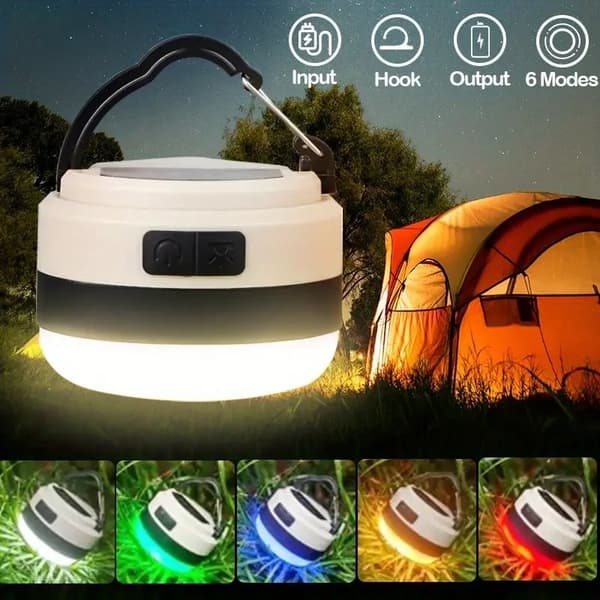 tältlampa med usb-c uppladdning, OUT360 RECHARGEBLE LED LANTERN
